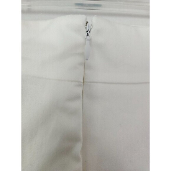 Worthington Women's Off White Knee Length Lined Straight Pencil Skirt Size 6 - Picture 5 of 10